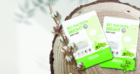 Maske aus Stoff Pro You Bio Placenta Bright Sheet Mask, (25 ml х 10 pcs.)