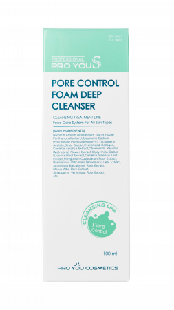 Schaumstoff Pro You Pore Control Foam Deep Cleanser, 100 ml